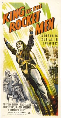 King of the Rocket Men movie poster (1949) poster with hanger
