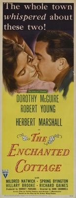 The Enchanted Cottage movie poster (1945) metal framed poster