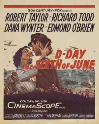 D-Day the Sixth of June movie poster (1956) sweatshirt