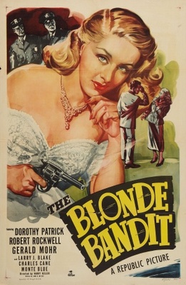 The Blonde Bandit movie poster (1950) poster with hanger