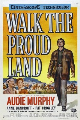Walk the Proud Land movie poster (1956) canvas poster