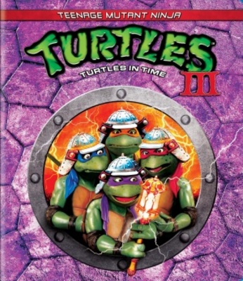 Teenage Mutant Ninja Turtles III movie poster (1993) wooden framed poster