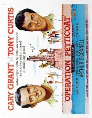 Operation Petticoat movie poster (1959) wooden framed poster