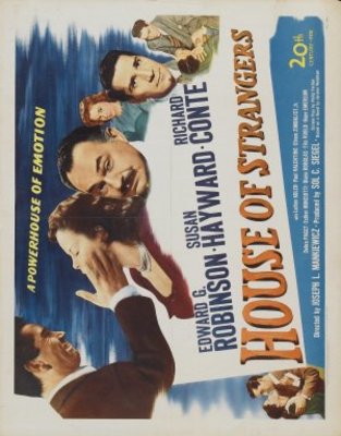 House of Strangers movie poster (1949) canvas poster