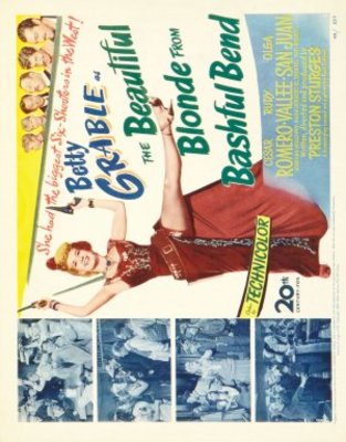The Beautiful Blonde from Bashful Bend movie poster (1949) Longsleeve T-shirt