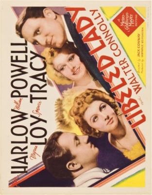 Libeled Lady movie poster (1936) poster with hanger