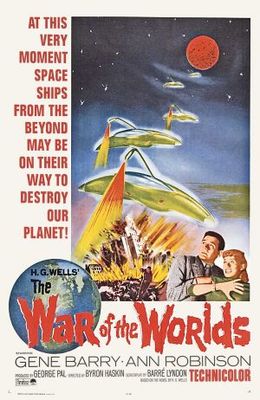 The War of the Worlds movie poster (1953) wooden framed poster