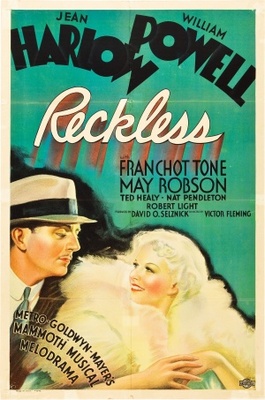 Reckless movie poster (1935) metal framed poster