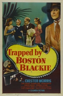 Trapped by Boston Blackie movie poster (1948) wooden framed poster