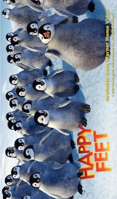 Happy Feet movie poster (2006) canvas poster