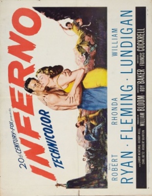 Inferno movie poster (1953) mouse pad