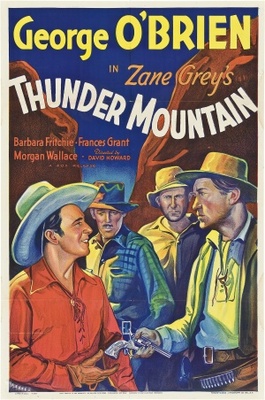 Thunder Mountain movie poster (1935) wooden framed poster