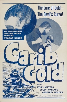 Carib Gold movie poster (1957) Stickers MOV_21b5a335