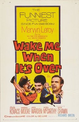 Wake Me When It's Over movie poster (1960) metal framed poster