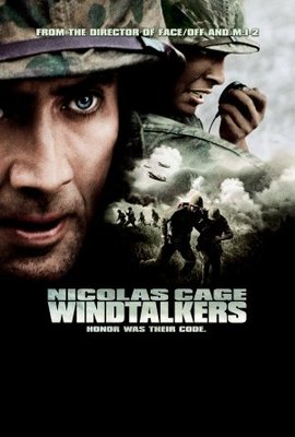 Windtalkers movie poster (2002) wooden framed poster