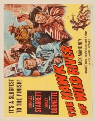 The Hawk of Wild River movie poster (1952) Stickers MOV_22072a87