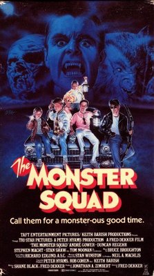 The Monster Squad movie poster (1987) metal framed poster