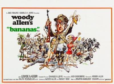 Bananas movie posters (1971) wood print