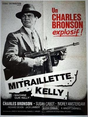 Machine-Gun Kelly movie posters (1958) wooden framed poster