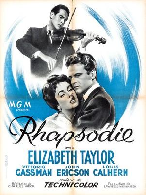 Rhapsody movie posters (1954) poster