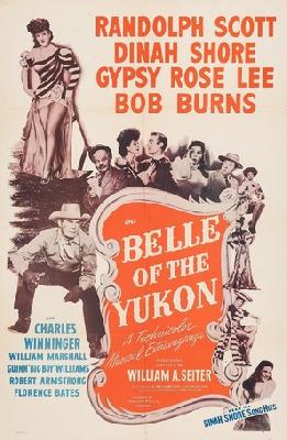 Belle of the Yukon movie posters (1944) wooden framed poster