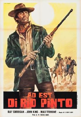 West of Pinto Basin movie posters (1940) wooden framed poster