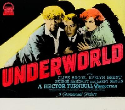 Underworld movie posters (1927) canvas poster