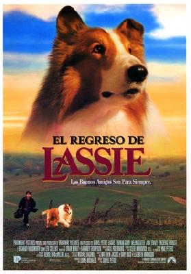 Lassie movie posters (1994) wooden framed poster