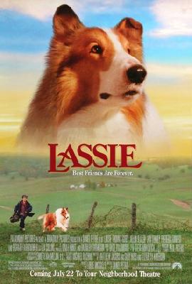 Lassie movie posters (1994) poster with hanger