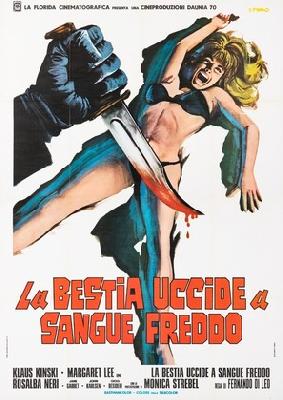 La bestia uccide a sangue freddo movie posters (1971) hoodie
