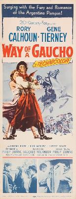 Way of a Gaucho movie posters (1952) t-shirt