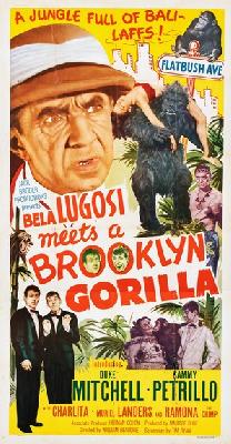 Bela Lugosi Meets a Brooklyn Gorilla movie posters (1952) pillow
