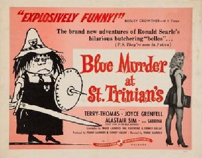 Blue Murder at St. Trinian's movie posters (1957) wood print