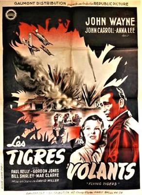Flying Tigers movie posters (1942) wooden framed poster