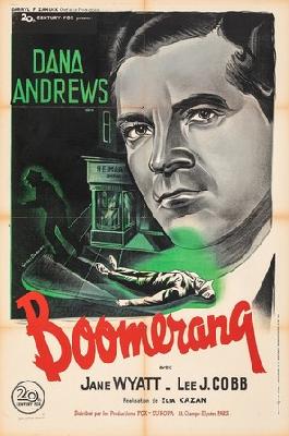 Boomerang! movie posters (1947) metal framed poster