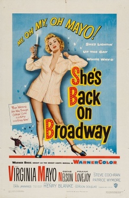 She's Back on Broadway movie poster (1953) Poster MOV_222ca625