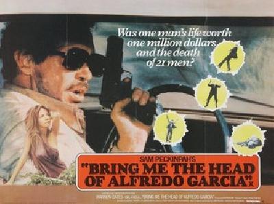 Bring Me the Head of Alfredo Garcia movie posters (1974) canvas poster
