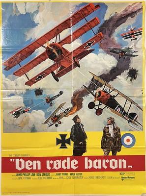 Von Richthofen and Brown movie posters (1971) wooden framed poster