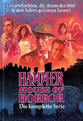Hammer House of Horror movie posters (1980) wooden framed poster
