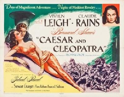 Caesar and Cleopatra movie posters (1945) wood print
