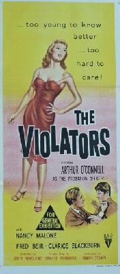 The Violators movie posters (1957) metal framed poster