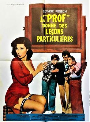 L'insegnante movie posters (1975) wooden framed poster