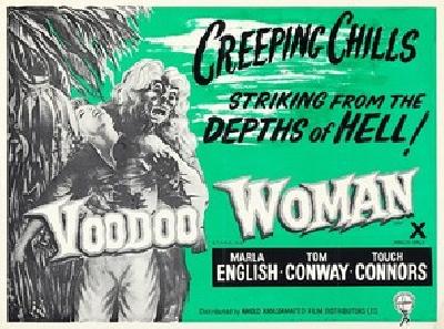 Voodoo Woman movie posters (1957) metal framed poster