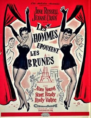 Gentlemen Marry Brunettes movie posters (1955) t-shirt