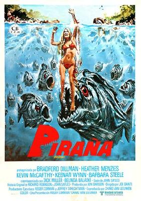 Piranha movie posters (1978) tote bag