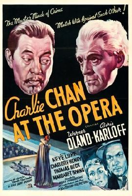 Charlie Chan at the Opera movie posters (1936) wood print