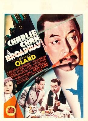 Charlie Chan on Broadway movie posters (1937) metal framed poster