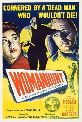 Womanhunt movie posters (1962) poster with hanger
