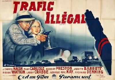 Illegal Traffic movie posters (1938) wood print