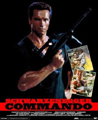 Commando movie posters (1985) Stickers MOV_2236811